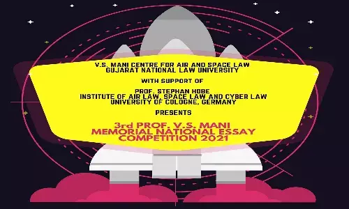 3rd Prof. V.S. Mani Memorial National Essay Competition 2021