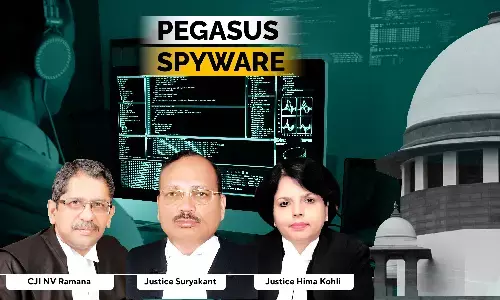 Pegasus Spyware - Supreme Court Constitutes Independent Expert Committee To Probe Spyware Allegations [Read Judgment]