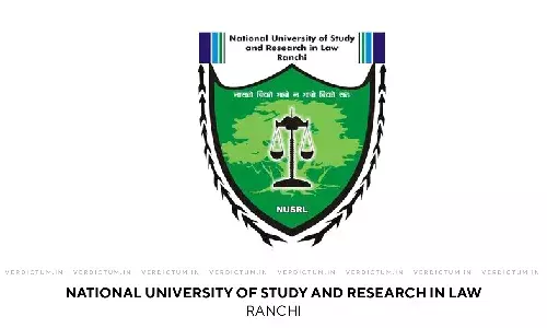 Professor Of Law (Regular) Vacancy At National University Of Study And Research In Law, Ranchi