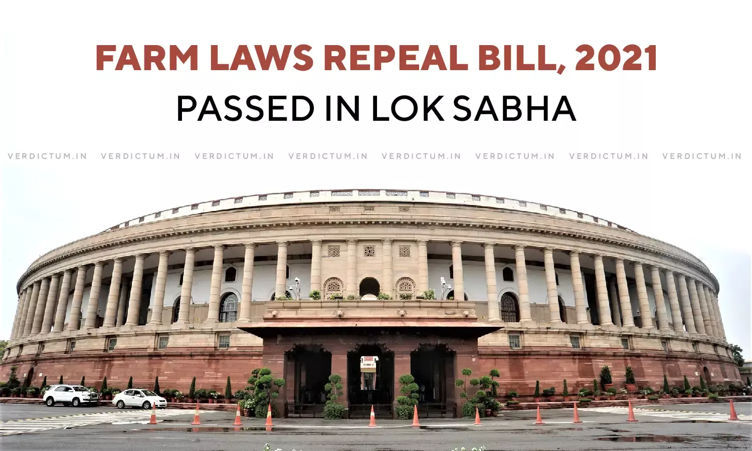 Farm Laws Repeal Bill Passed In Lok Sabha Amid Protests Farm Laws Repeal Bill Passed In Lok Sabha Amid Protests