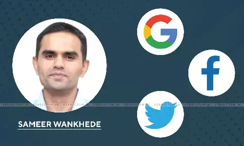 Sameer Wankhede And Wife File Suit Seeking To Restrain Social Media From Allowing Malicious Content Against Them