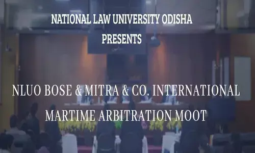 9th National Law University Odisha Bose & Mitra & Co. International Maritime Arbitration Moot 2022 Oral Rounds 9th National Law University Odisha Bose & Mitra & Co. International Maritime Arbitration Moot 2022 Oral Rounds