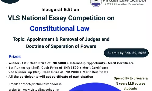 National Essay Competition On Constitutional Law National Essay Competition On Constitutional Law