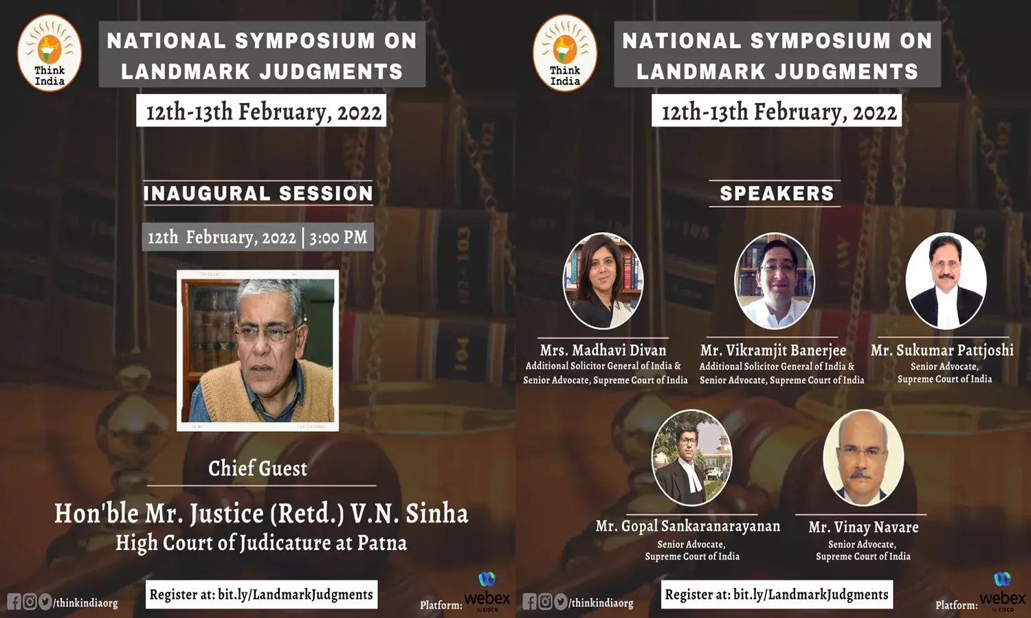 Think India Presents National Symposium On Landmark Judgement Think India Presents National Symposium On Landmark Judgement