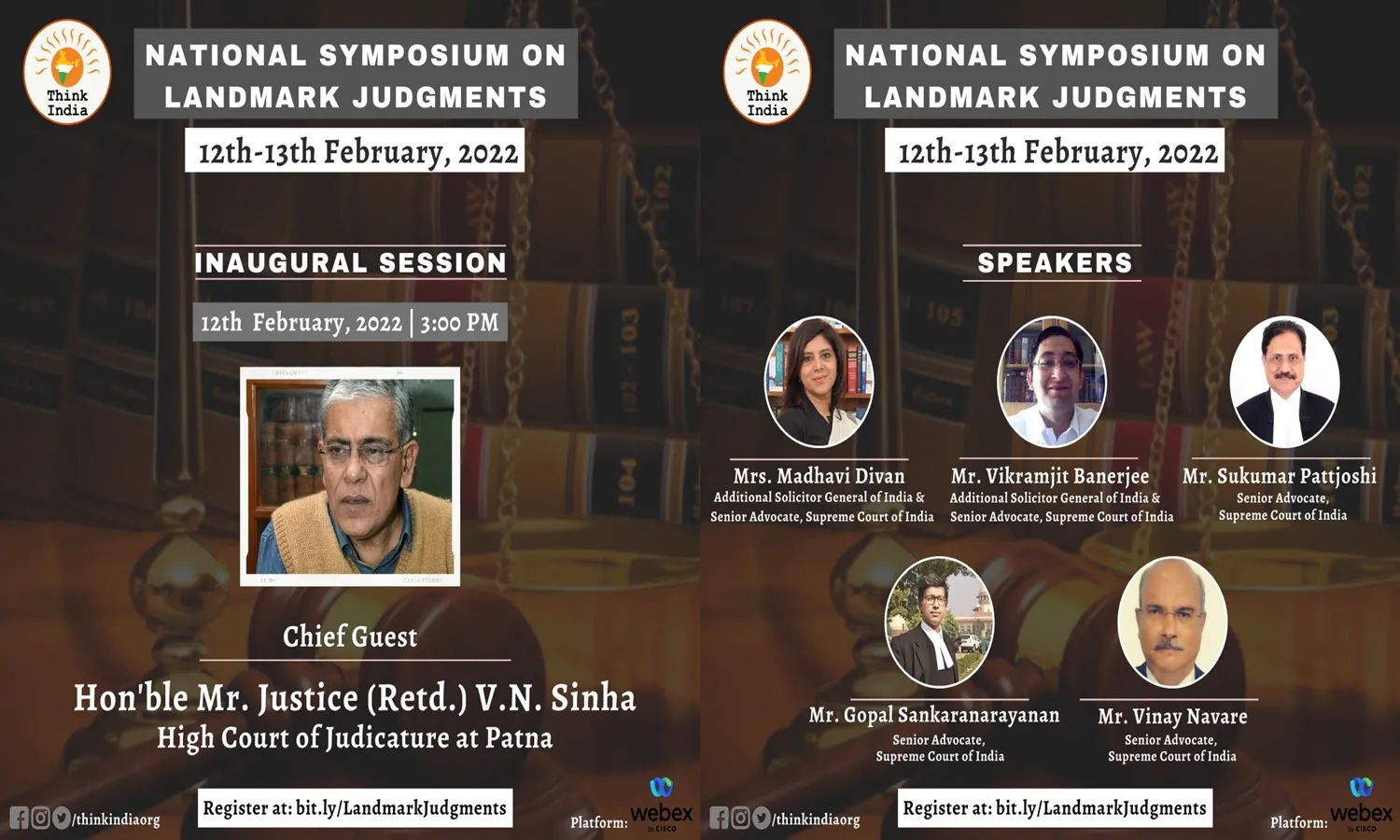 Think India Presents National Symposium On Landmark Judgement Think India Presents National Symposium On Landmark Judgement