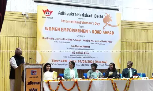 You Can Only Make It With Hard Work And Merit, Dont Ever Seek Sympathy- Justice Prathiba Singh To Women Lawyers You Can Only Make It With Hard Work And Merit, Dont Ever Seek Sympathy- Justice Prathiba Singh To Women Lawyers