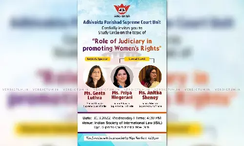Senior Advocate Geeta Luthra Will Speak On Role Of Judiciary In Promoting Womens Rights Senior Advocate Geeta Luthra Will Speak On Role Of Judiciary In Promoting Womens Rights