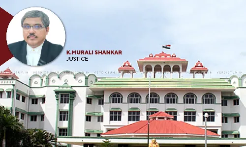 Justice K. Murali Shankar, Madras High Court Justice K. Murali Shankar, Madras High Court