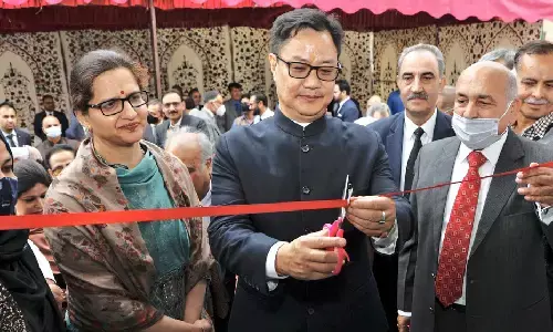 Minister Kiren Rijiju Inaugurates Premises Of Jammu And Kashmir International Arbitration Centre At Srinagar