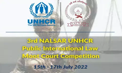 NALSAR Is Organising 3rd Public International Law Moot Court Competition NALSAR Is Organising 3rd Public International Law Moot Court Competition