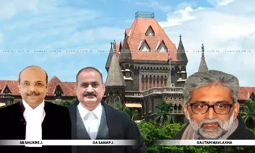 Undue Emphasis Cannot Be Laid On Liberty, Accused Of Crime Against Society At Large- Bombay HC Dismisses Gautam Navlakhas Plea For House Arrest Undue Emphasis Cannot Be Laid On Liberty, Accused Of Crime Against Society At Large- Bombay HC Dismisses Gautam Navlakhas Plea For House Arrest