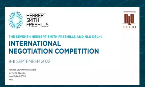 HSF-NLU Delhi Organising International Negotiation Competition