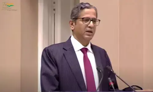 Only The Judicial Process Is Adversarial, Not Judges Or Their Judgments: Chief Justice Ramana Only The Judicial Process Is Adversarial, Not Judges Or Their Judgments: Chief Justice Ramana