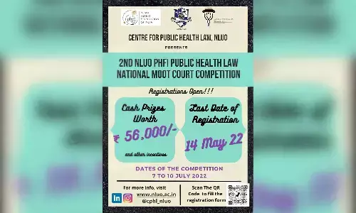 NLUO & PHFI Organizing 2nd National Moot Court Competition On Public Health NLUO & PHFI Organizing 2nd National Moot Court Competition On Public Health