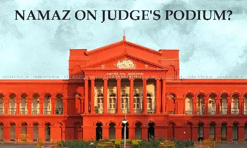 Namaz On Judges Podium In Karnataka High Court: Lawyer Demands Action After Video Goes Viral Namaz On Judges Podium In Karnataka High Court: Lawyer Demands Action After Video Goes Viral