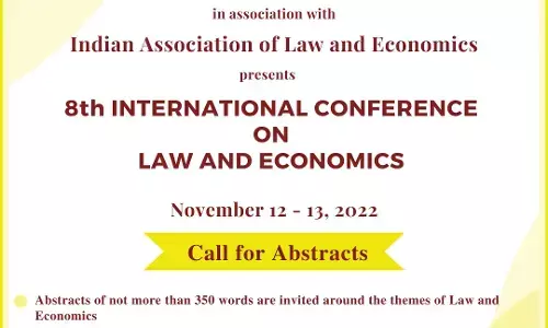 NLU Delhi Organising 8th International Conference On Law And Economics In Association With IALE NLU Delhi Organising 8th International Conference On Law And Economics In Association With IALE