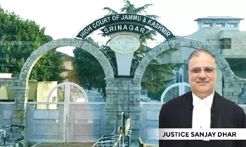 Justice Sanjay Dhar, Jammu and Kashmir and Ladakh High Court Justice Sanjay Dhar, Jammu and Kashmir and Ladakh High Court