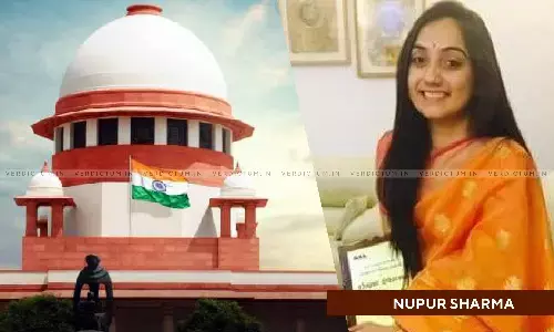 Nupur Sharma Declared Guilty Without Trial: Letter Petition Before CJI Seeking Withdrawal Of Oral Remarks By Judges Nupur Sharma Declared Guilty Without Trial: Letter Petition Before CJI Seeking Withdrawal Of Oral Remarks By Judges