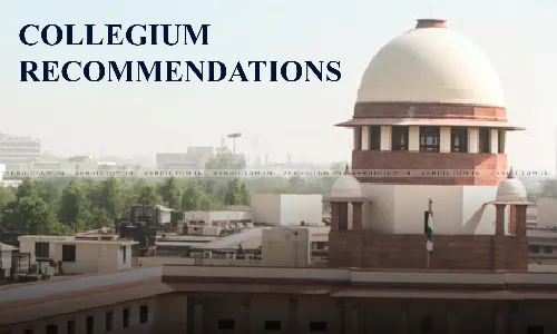 SC Collegium Recommends Names Of Three Judges As Chief Justices Of High Courts SC Collegium Recommends Names Of Three Judges As Chief Justices Of High Courts