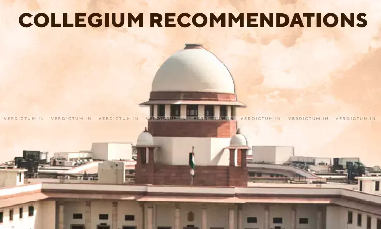 Collegium Recommends Elevation Of Chief Justices Of Three High Courts To Supreme Court