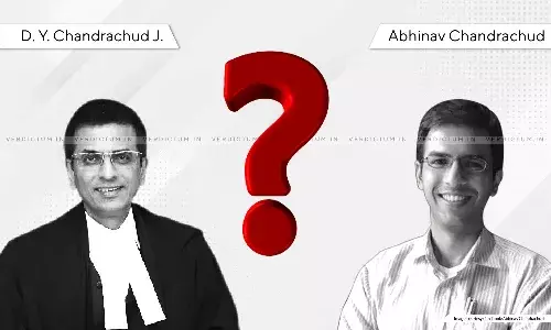 Fact Check: Did Justice D. Y. Chandrachud Hear A Case Related To His Sons Client? Fact Check: Did Justice D. Y. Chandrachud Hear A Case Related To His Sons Client?
