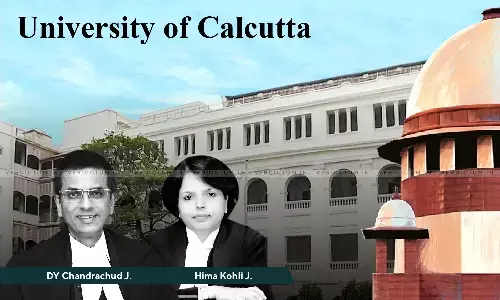 Power Of Reappointment of VC Vests With Chancellor & Not State Govt- SC While Upholding Removal Of Calcutta University VC Power Of Reappointment of VC Vests With Chancellor & Not State Govt- SC While Upholding Removal Of Calcutta University VC