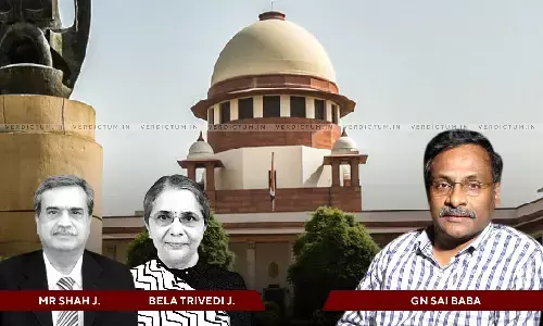 Breaking| High Court Took A Shortcut: Supreme Court Suspends Order Of Acquittal Of Alleged Maoist GN Saibaba