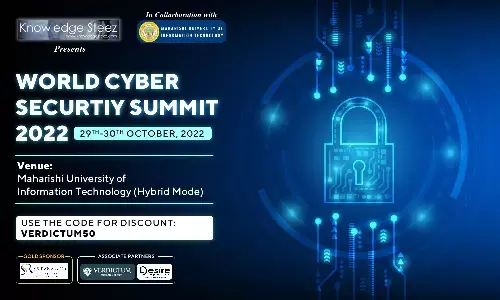 Knowledge Steez Is Organising World Cyber Security Summit- Register Now Knowledge Steez Is Organising World Cyber Security Summit- Register Now