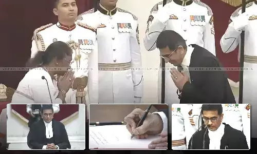 Justice Chandrachud Sworn In As The 50th Chief Justice Of India Justice Chandrachud Sworn In As The 50th Chief Justice Of India