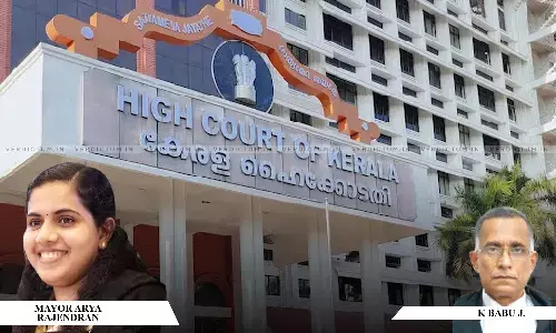 Kerala HC Issues Notice To Mayor On Plea Against Her Alleged Letter Seeking List Of CPI(M) Workers For Appointment In Municipal Corporation Kerala HC Issues Notice To Mayor On Plea Against Her Alleged Letter Seeking List Of CPI(M) Workers For Appointment In Municipal Corporation