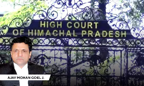 Justice Ajay Mohan Goel, Himachal Pradesh High Court Justice Ajay Mohan Goel, Himachal Pradesh High Court