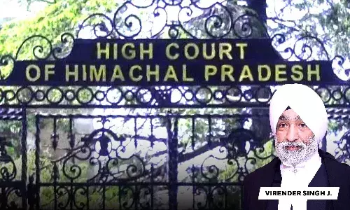 Justice Virender Singh, Himachal Pradesh High Court Justice Virender Singh, Himachal Pradesh High Court