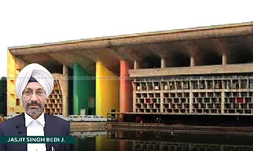 Justice Jasjit Singh Bedi, Punjab and Haryana High Court Justice Jasjit Singh Bedi, Punjab and Haryana High Court