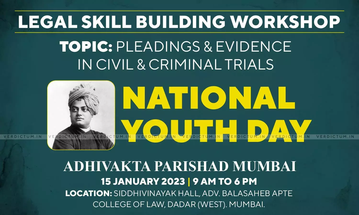 Legal Skill Building Workshop In Mumbai For Young Lawyers & Law Students Legal Skill Building Workshop In Mumbai For Young Lawyers & Law Students