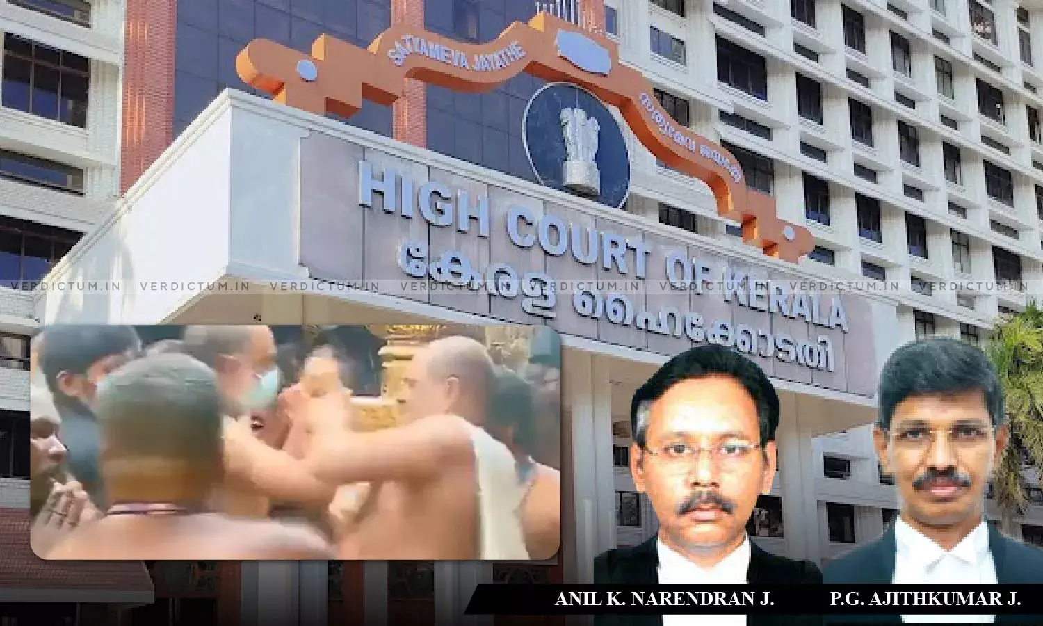 Video Of Sabarimala Guard Violently Pushing Devotees Having Darshan- Kerala HC Seeks Action In Suo Moto Proceedings Video Of Sabarimala Guard Violently Pushing Devotees Having Darshan- Kerala HC Seeks Action In Suo Moto Proceedings
