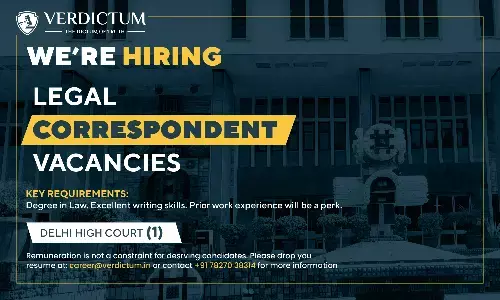 Verdictum Is Hiring Legal Correspondent For Delhi High Court Verdictum Is Hiring Legal Correspondent For Delhi High Court