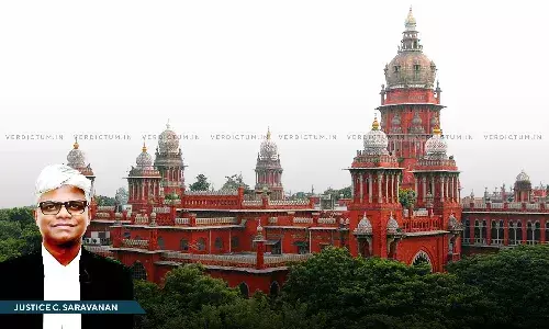 Justice C. Saravanan, Madras High Court Justice C. Saravanan, Madras High Court