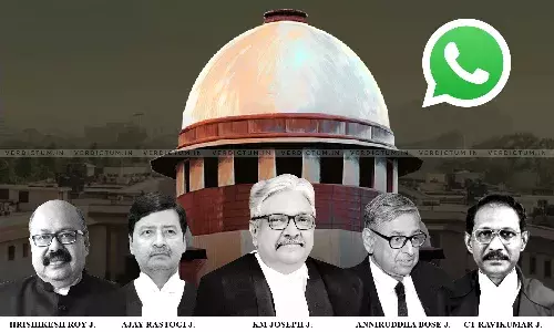 SC Directs WhatsApp To Widely Publicize Undertaking That It Wont Limit Functionality For Users Not Agreeing To New Privacy Policy