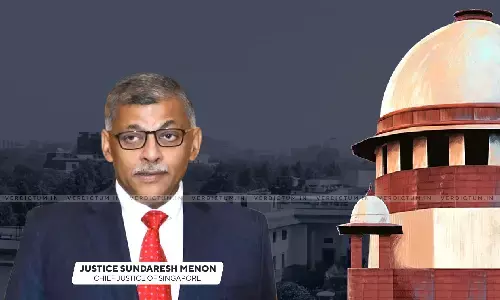 Singapores Chief Justice Sundaresh Menon Sits On CJIs Bench As Supreme Court Prepares To Celebrate Its Foundation Day Singapores Chief Justice Sundaresh Menon Sits On CJIs Bench As Supreme Court Prepares To Celebrate Its Foundation Day