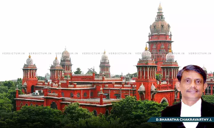 Justice D Bharatha Chakravarthy, Madras High Court