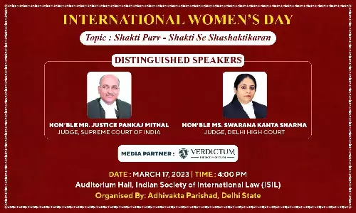 Justice Pankaj Mithal And Justice Swarana Kanta Sharma To Speak On Womens Empowerment Justice Pankaj Mithal And Justice Swarana Kanta Sharma To Speak On Womens Empowerment