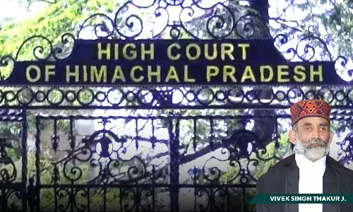 Justice Vivek Singh Thakur, Himachal Pradesh High Court Justice Vivek Singh Thakur, Himachal Pradesh High Court