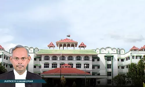 Justice R. Vijayakumar, Madras High Court, Madurai Bench