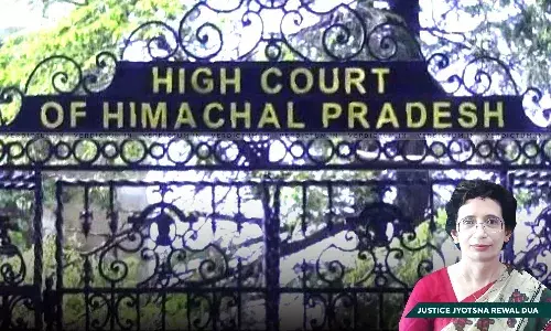 Justice Jyotsna Rewal Dua, Himachal Pradesh High Court Justice Jyotsna Rewal Dua, Himachal Pradesh High Court