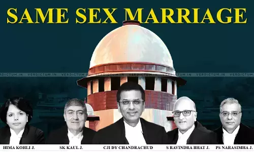 Same-Sex Marriage| Societal Values Can Not Trump Equal Treatment: Argues Dr. AM Singhvi Same-Sex Marriage| Societal Values Can Not Trump Equal Treatment: Argues Dr. AM Singhvi