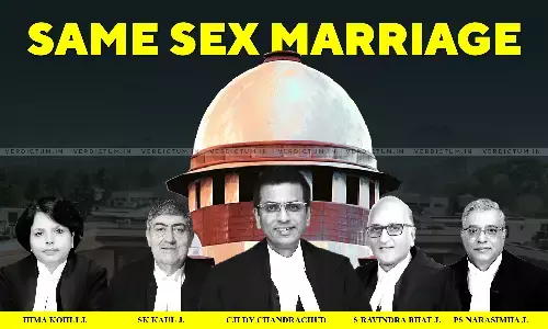 Challenge To Special Marriage Act Provision Requiring Notice To Be Assigned To Two Judge Bench In Cases With Standalone Prayer: CJI Challenge To Special Marriage Act Provision Requiring Notice To Be Assigned To Two Judge Bench In Cases With Standalone Prayer: CJI