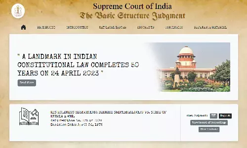 50th Anniversary Of Kesavananda Bharati Case: SC Launches Web Page Containing Pleadings & Reference Materials Of The Case