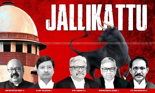 Whether A Particular Practice Or Event Is The Part Of Culture Or Tradition Has To Be Determined By Legislature- SC In Jallikattu Case Whether A Particular Practice Or Event Is The Part Of Culture Or Tradition Has To Be Determined By Legislature- SC In Jallikattu Case