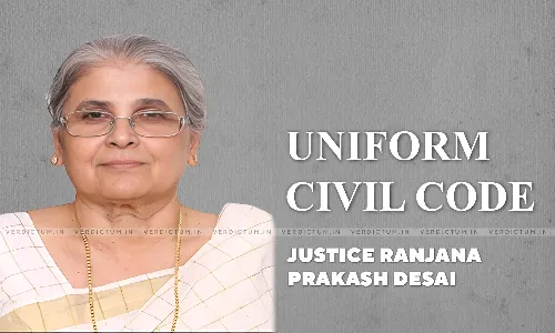 Law Commission Considering To Work On Uniform Civil Code- Former Judge Ranjana Prakash Desai Law Commission Considering To Work On Uniform Civil Code- Former Judge Ranjana Prakash Desai