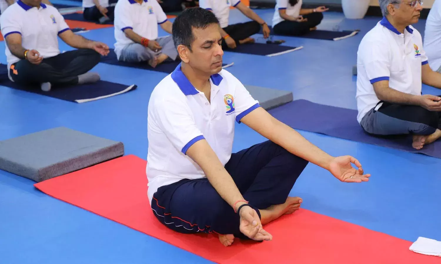 CJI And Other Judges Participate In International Yoga Day Event At Supreme Court CJI And Other Judges Participate In International Yoga Day Event At Supreme Court